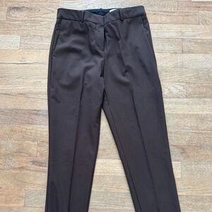 Hugo Boss Brown Virgin Wool Business Pants, size 0